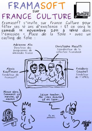 Framasoft sur France Culture - Gee - CC by-sa