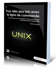 « Unix. Pour aller plus loin avec la ligne de commande » - couverture par Alexandre Mory - Creative Commons By Sa
