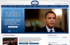 Copie d'écran - WhiteHouse.gov - Drupal