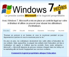 Copie d'écran - Windows7Sins en français