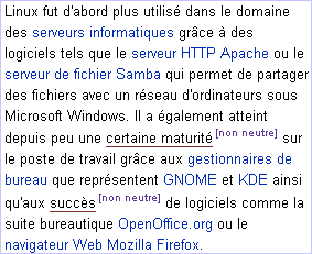 NPOV - Linux - Wikipédia