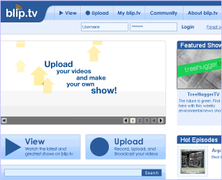 Blip.tv screenshot