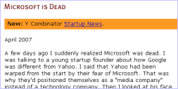 Microsoft is dead - Screenshot