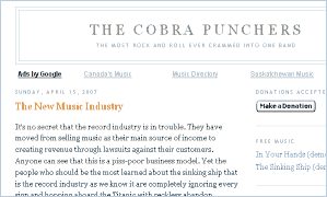 The Cobra Punchers - Blog - screenshot