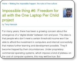 Copie d'écran - Free Software Magazine