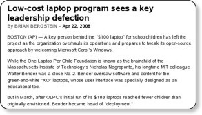 Copie d'écran - Associated Press (Google News)