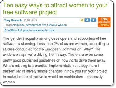 Copie d'écran - Free Software Magazine