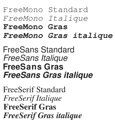 GNU FreeFont