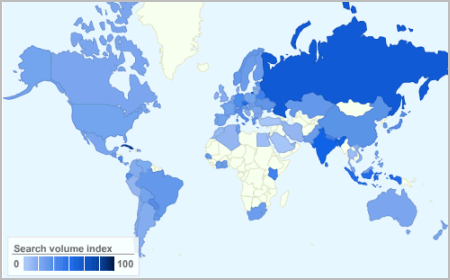 Google Insight Search - Linux - Monde