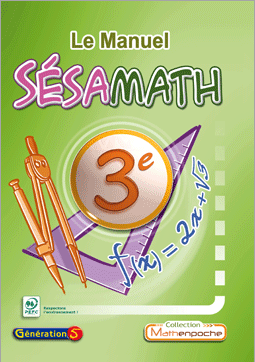 Sésamath - Manuel 3ème - Couverture