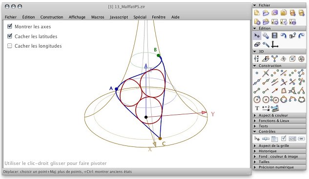 CaRMetal - Copie d'écran CaRMetal - Copie d'écran